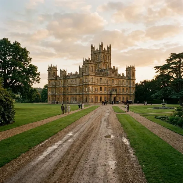 Which stately home is used in Downton Abbey?